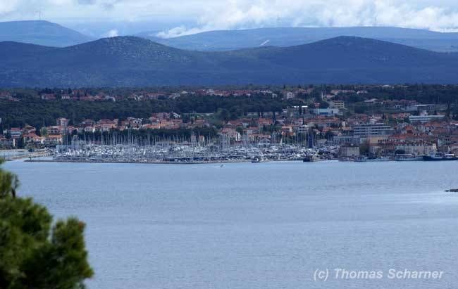 Blick auf Biograd na moru